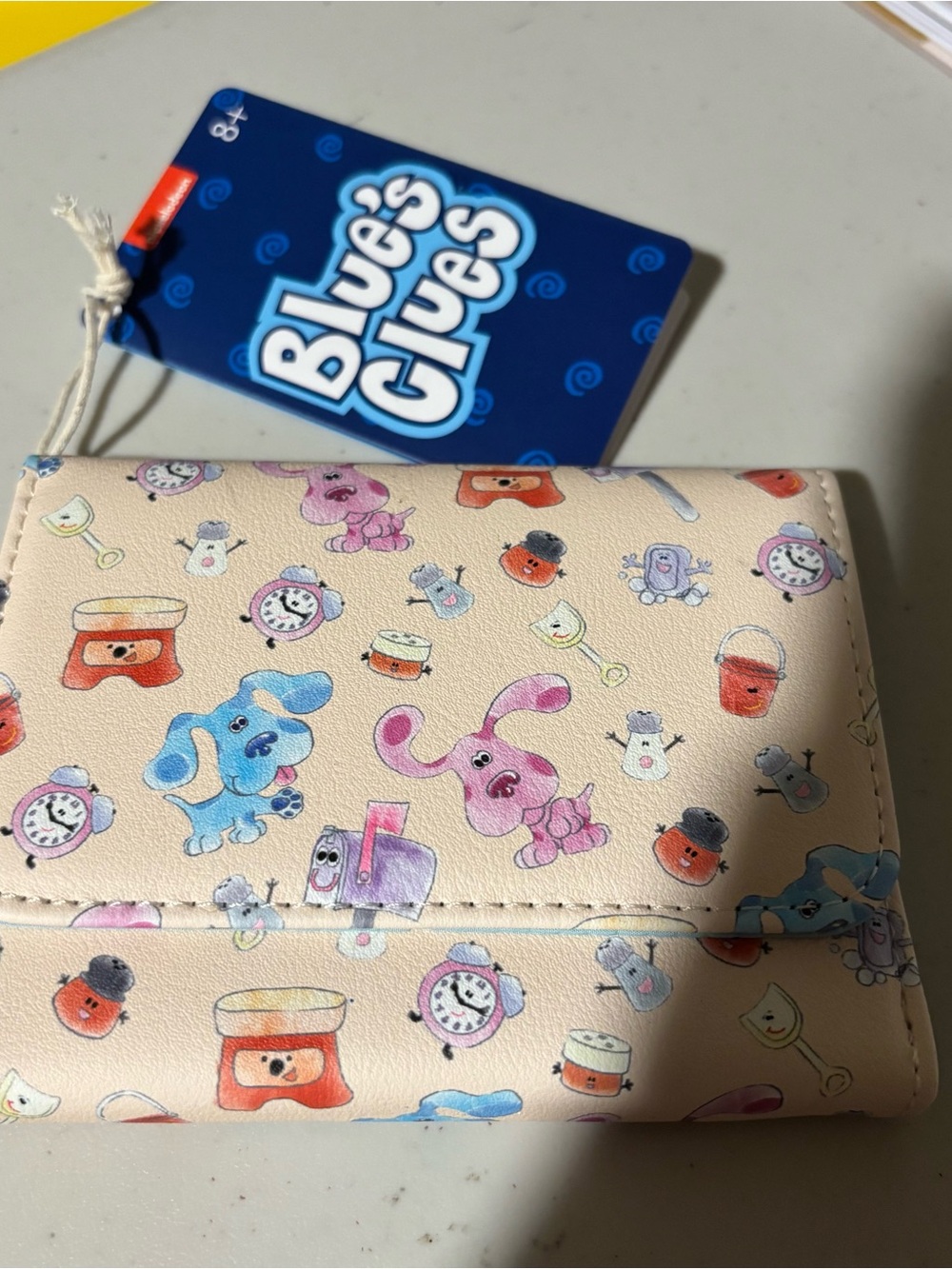 Kids Pink Character Wallet blues clues. Loungefly soft tag new with tags